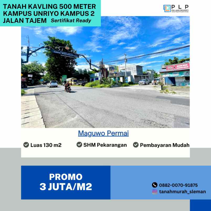 dijual tanah bajeng maguwoharjo depok