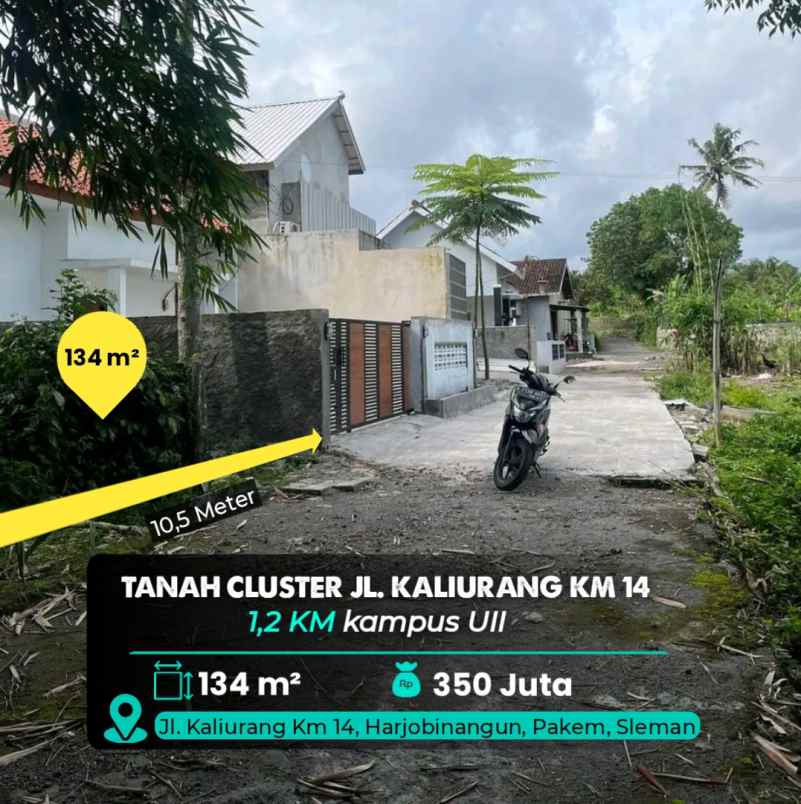 dijual tanah belakang kampus uii