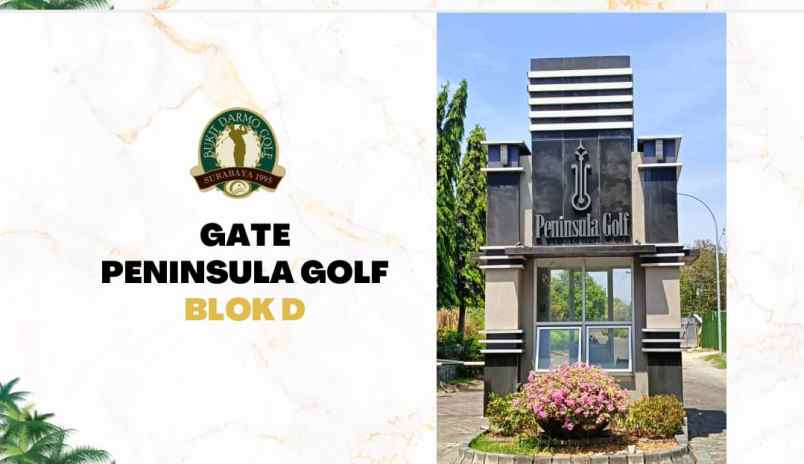 dijual tanah bukit darmo golf