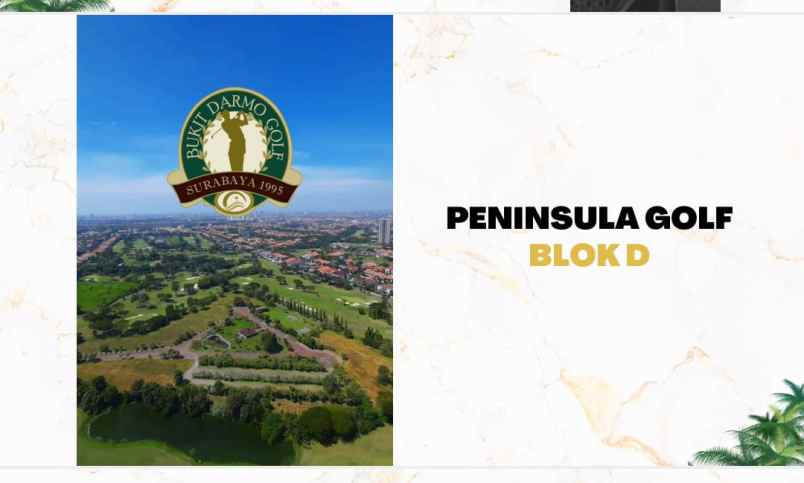 dijual tanah bukit darmo golf