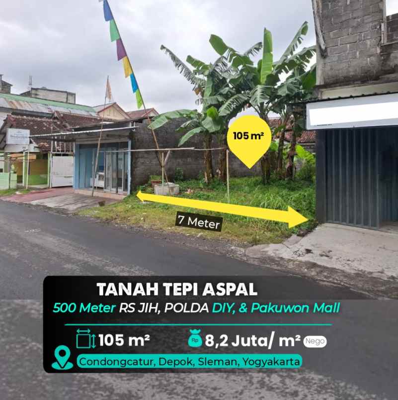 dijual tanah depok sleman