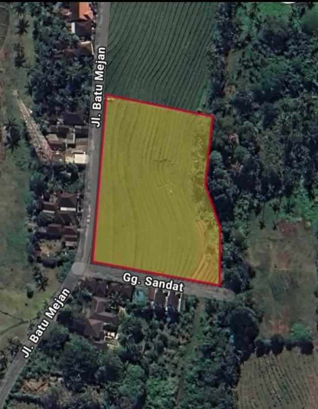 dijual tanah desa lalanglingah kec