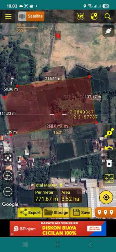 dijual tanah di jombang jawa timur