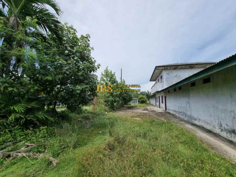 dijual tanah ex tambak di jalan kebun sayur percut