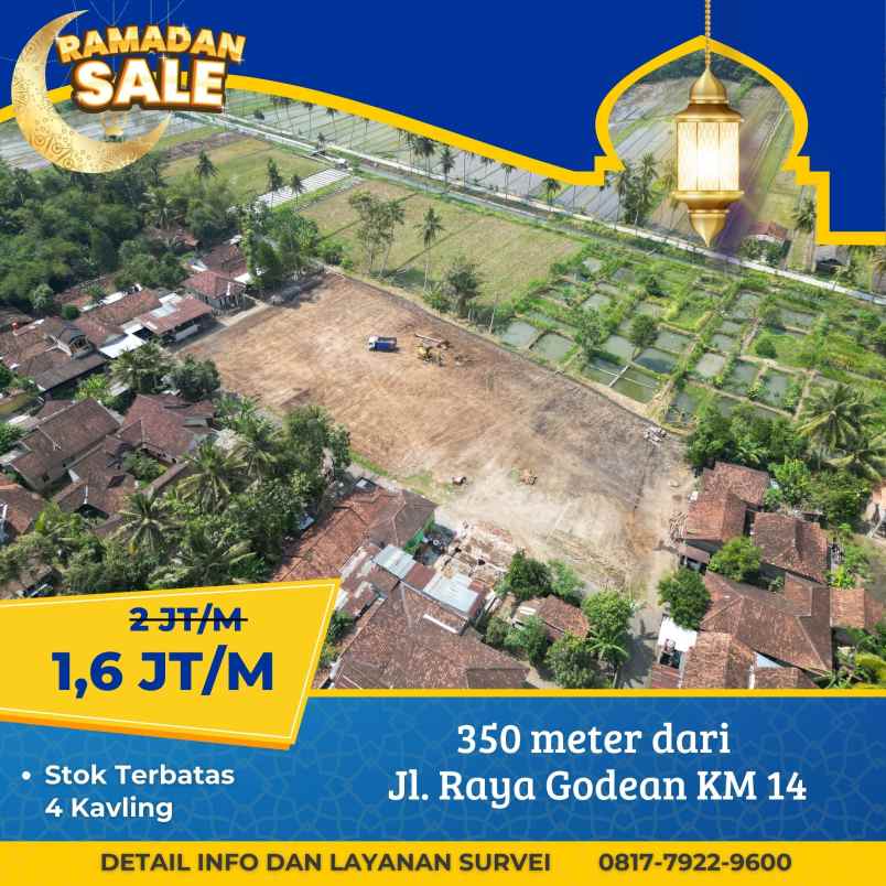 dijual tanah gedongan sumberagung