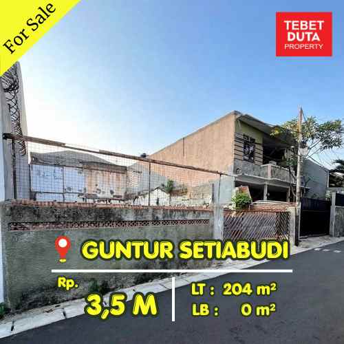 dijual tanah guntur setiabudi