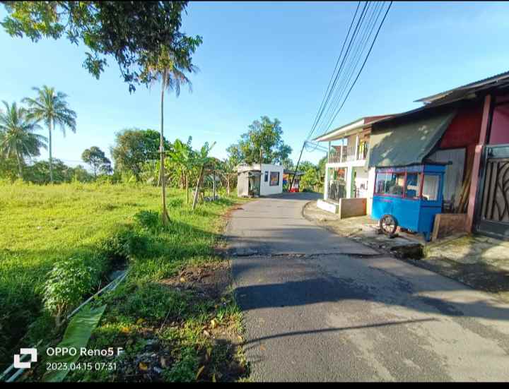 dijual tanah j lan pasirdoton cidahu