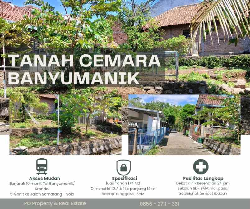 dijual tanah jalan cemara