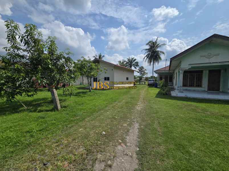 dijual tanah jalan lintas sumatera langkat