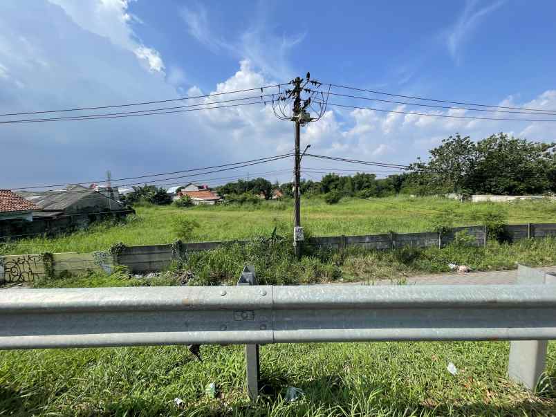 dijual tanah jalan raya rawa buntu