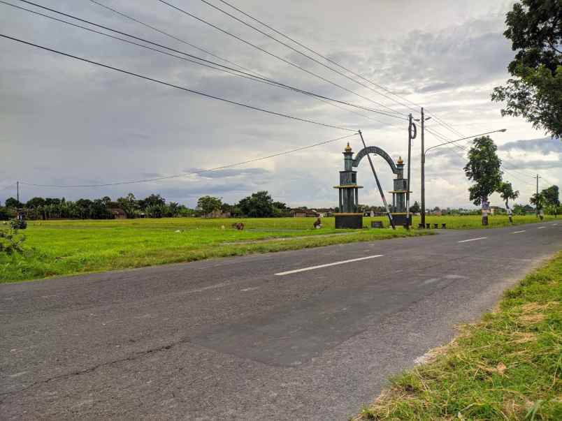 dijual tanah jati garak sukoharjo jawa