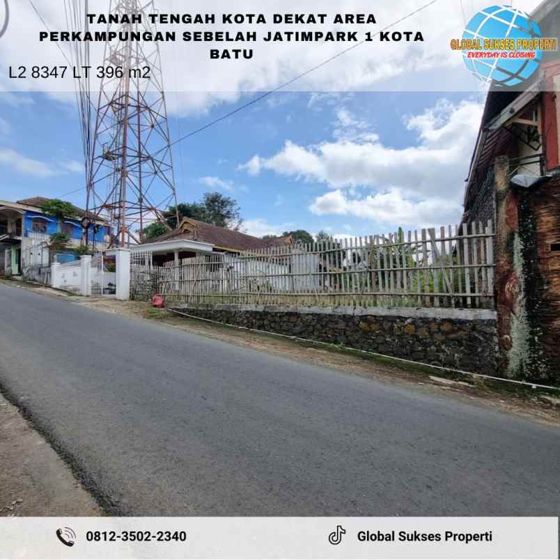 dijual tanah jl dewi sartika