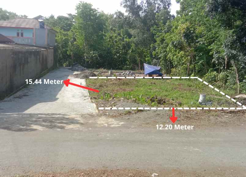 dijual tanah jl jogja wonosari km 9