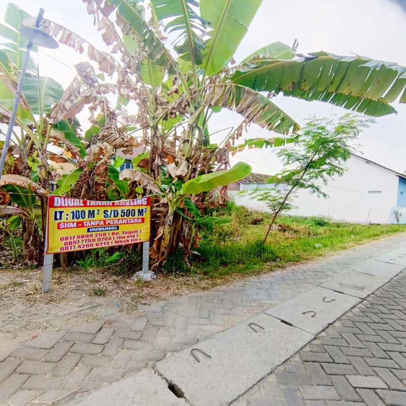 dijual tanah jl kolonel sugiono gg