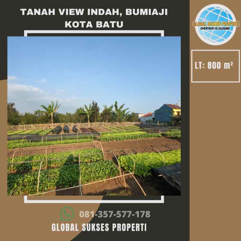 dijual tanah jl pandanrejo