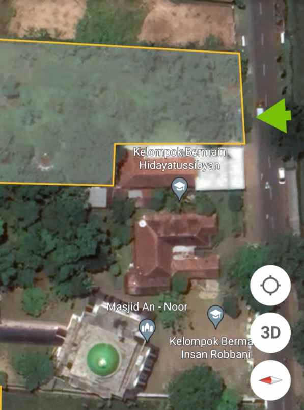 dijual tanah jl raya karanganyar kajen