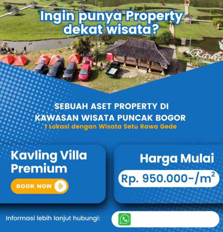 dijual tanah jl raya sukamakmur jonggol