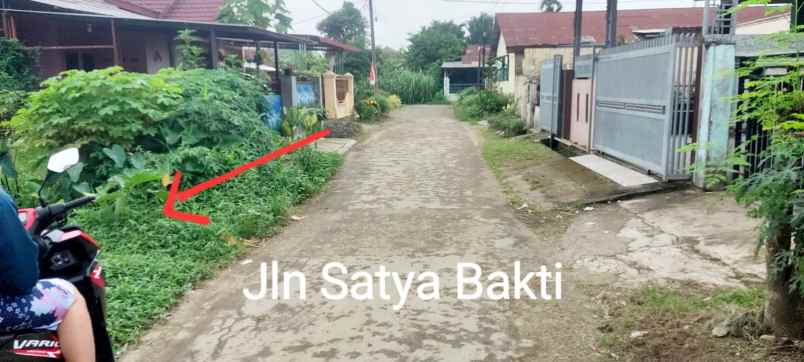 dijual tanah jln satya bakti