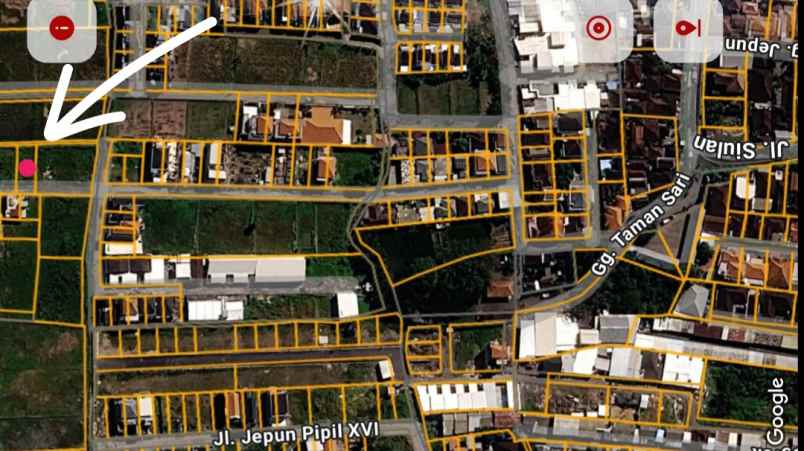 dijual tanah jln siulan