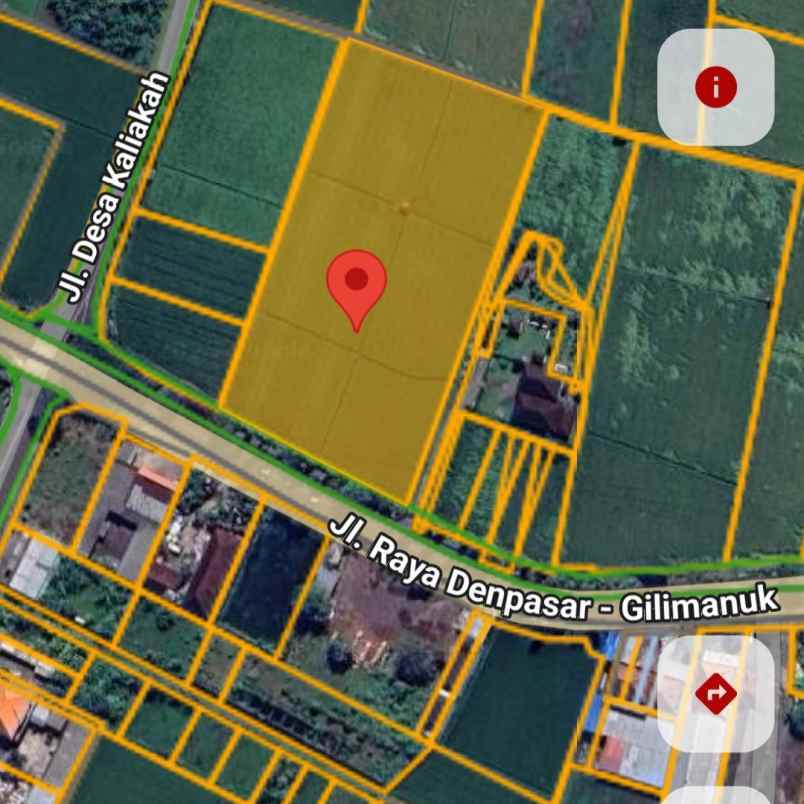 dijual tanah kaliakah