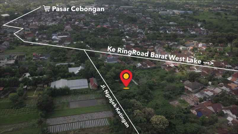 dijual tanah ketingan desa tirtoadi kec