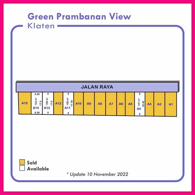 dijual tanah klaten prambanan