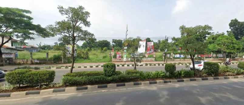 dijual tanah komersial jalan ciater raya tangsel