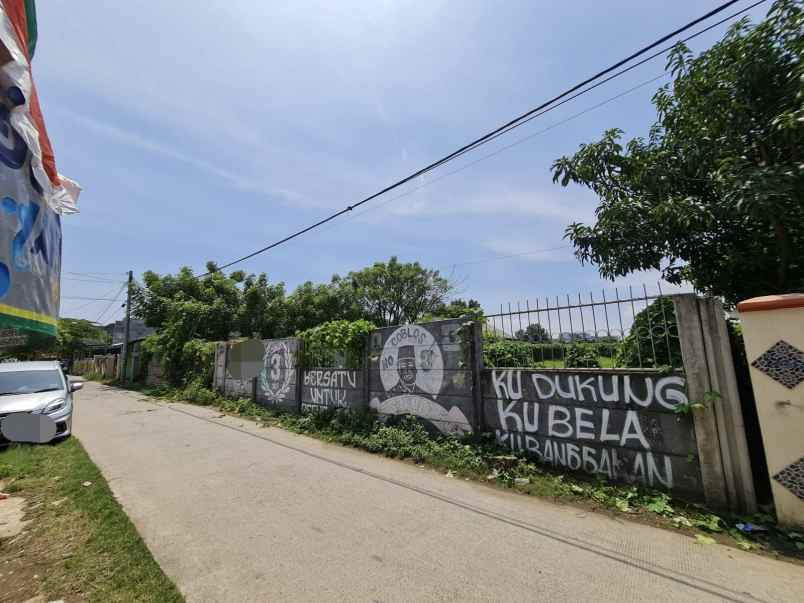 dijual tanah kosong jl raya kampung melayu tangerang