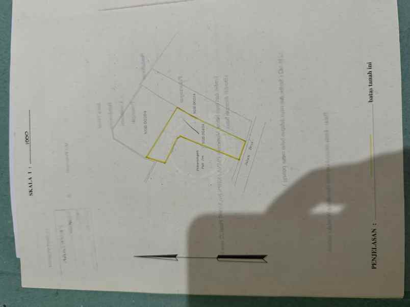 dijual tanah luas di pinggir jalan utama