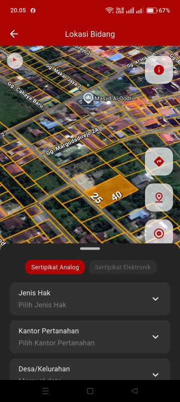 dijual tanah margodadirejo 2 suwignyo