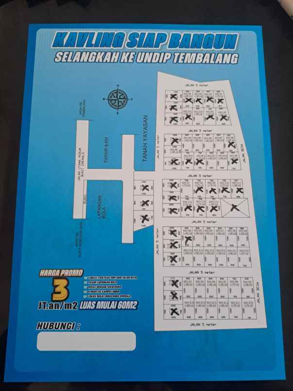 dijual tanah meteseh tembalang