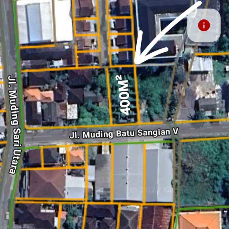 dijual tanah muding batu sangian