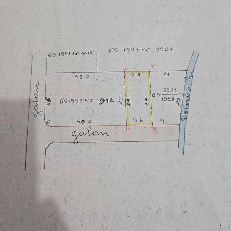 dijual tanah muding batu sangian