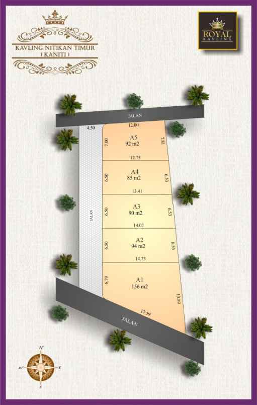 dijual tanah nitikan timur semanu