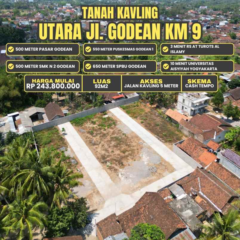 dijual tanah pandean vii sidoluhur