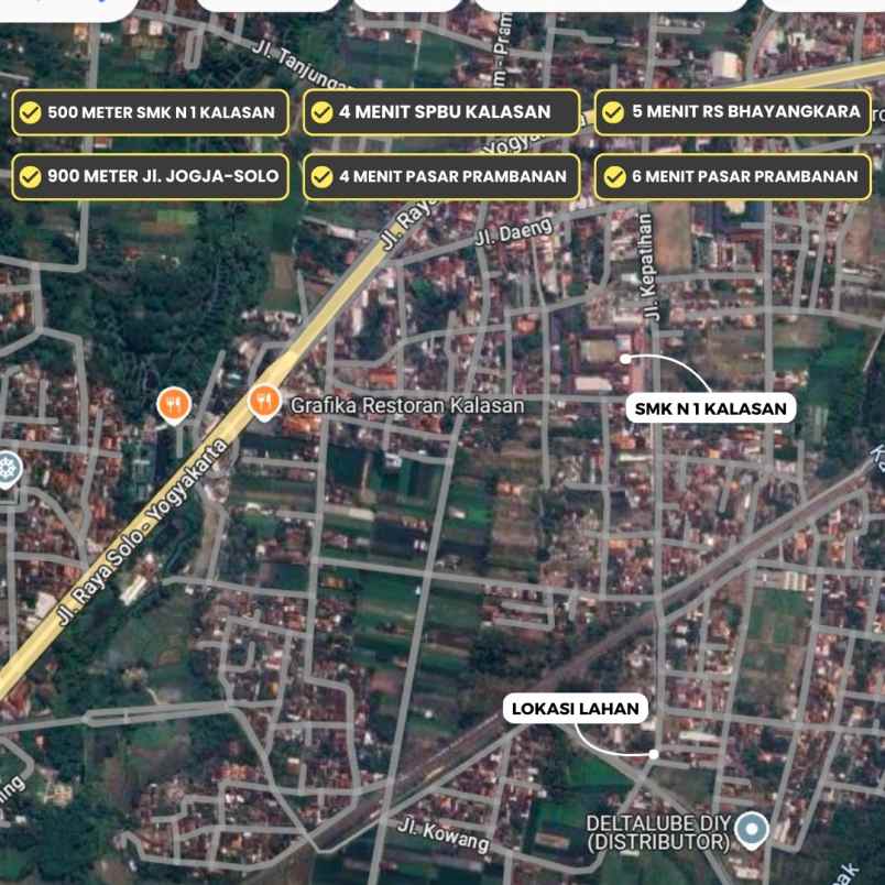 dijual tanah randugunting tamanmartani