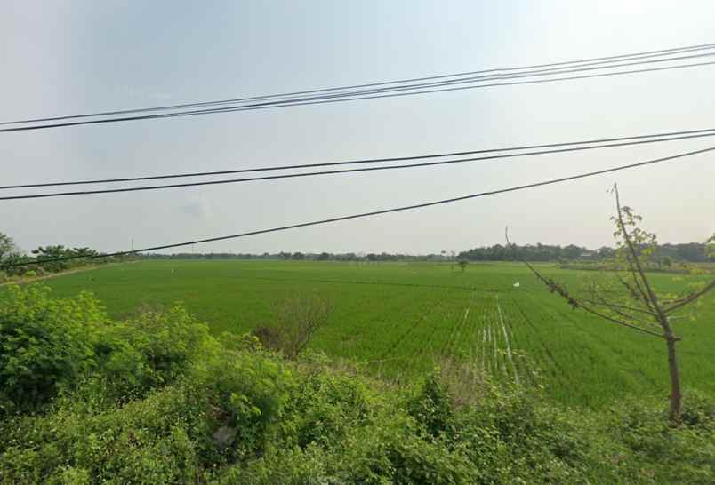 dijual tanah sawah luas shm di desa bakung tangerang