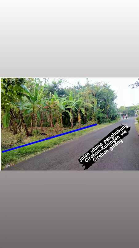 dijual tanah sindang kempeng kec pancalang