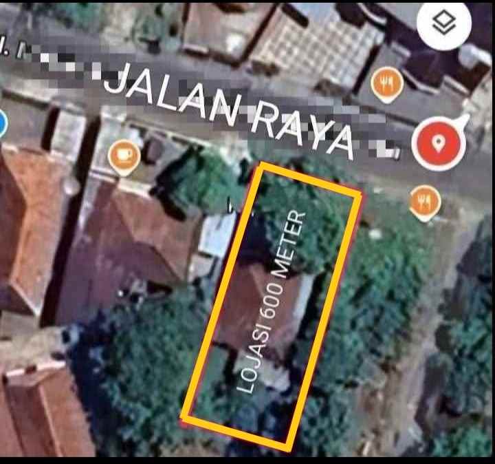 dijual tanah strategis pinggir jalan raya