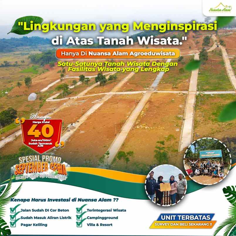 dijual tanah sukamulya 2 kec sukamakmur