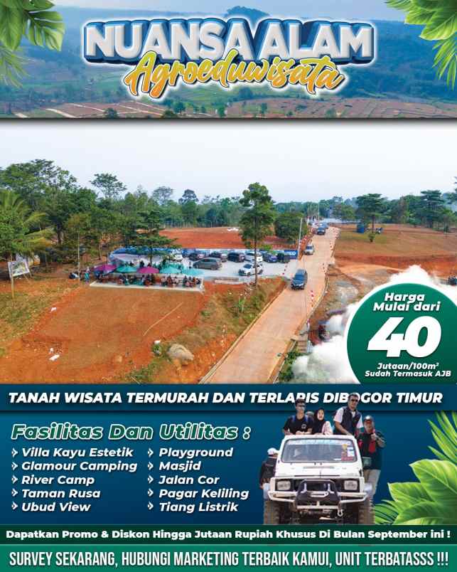 dijual tanah sukamulya 2 kec sukamakmur