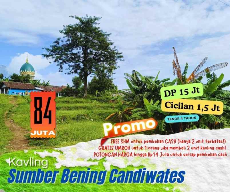 dijual tanah sumber bening candiwates