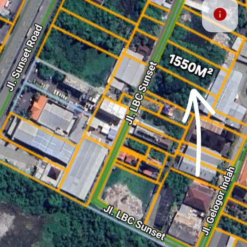 dijual tanah sunsetroad