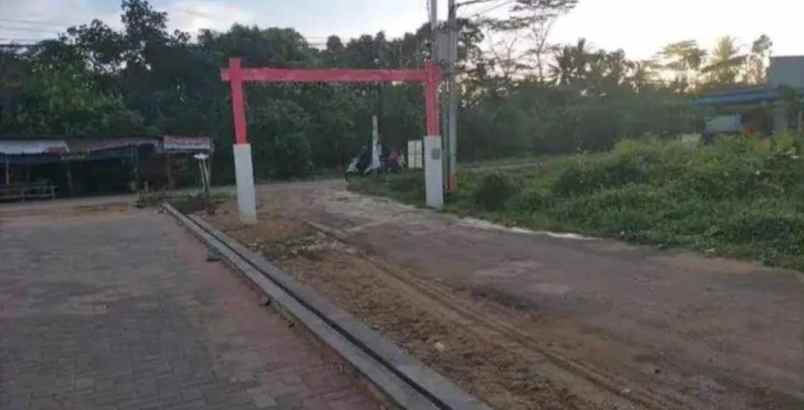 dijual tanah tepi jalan desa kapur pontianak