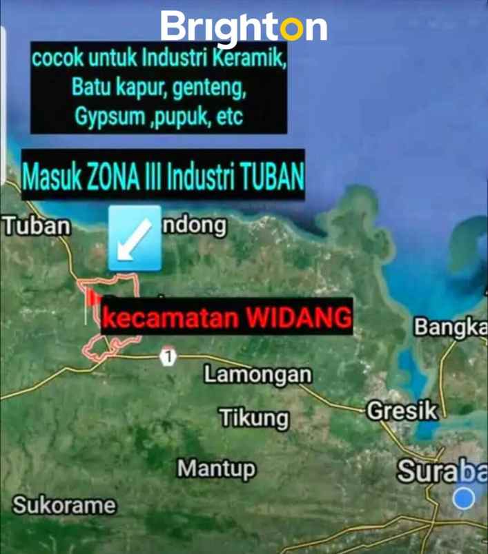 dijual tanah widang tuban