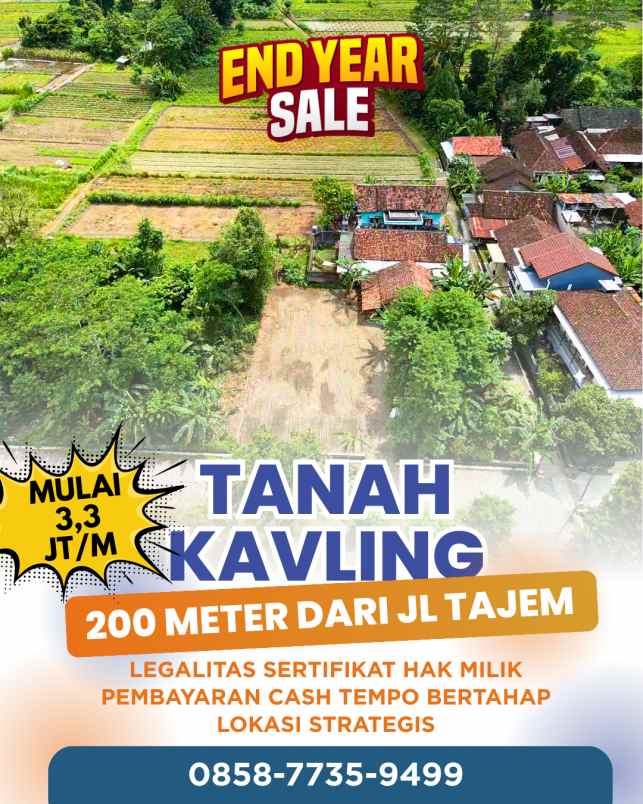dijual tanah wonosari wedomartani