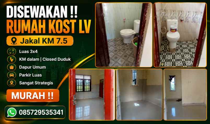disewakan kost jl kaliurang km 7 5 sleman