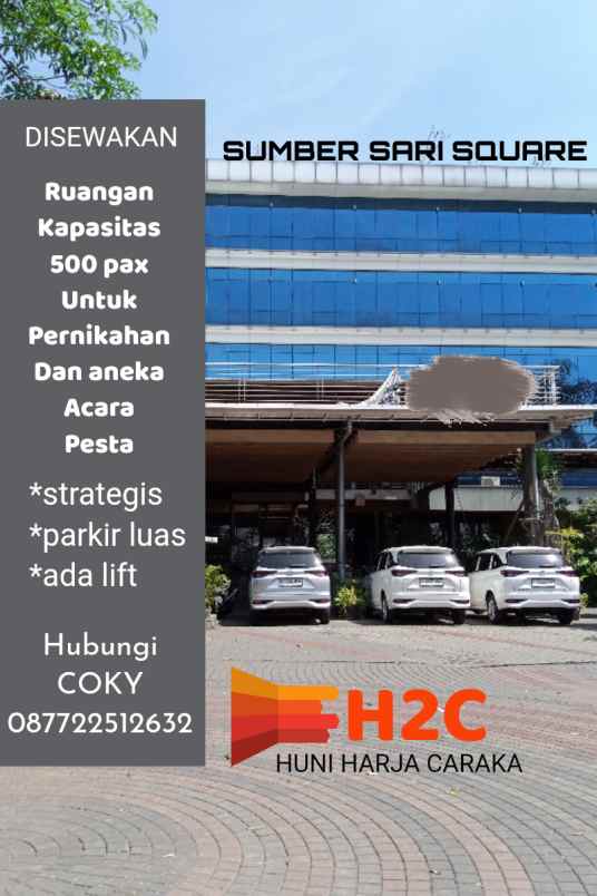 disewakan ruangan sumber sari square