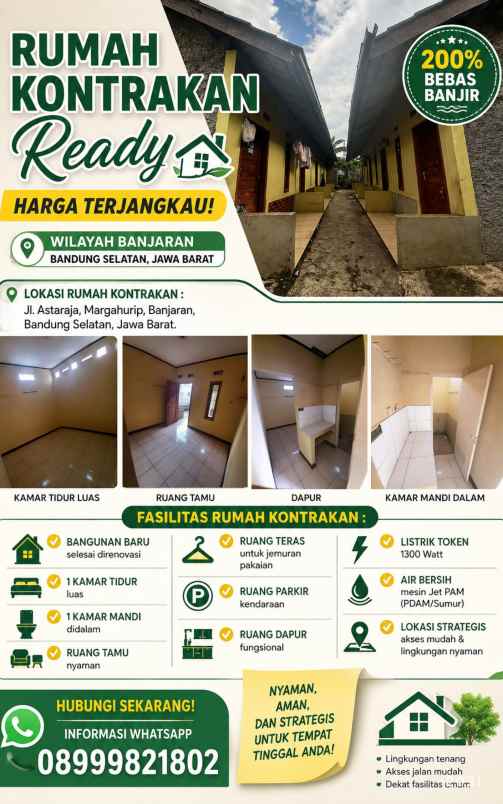 disewakan rumah jl astaraja banjaran