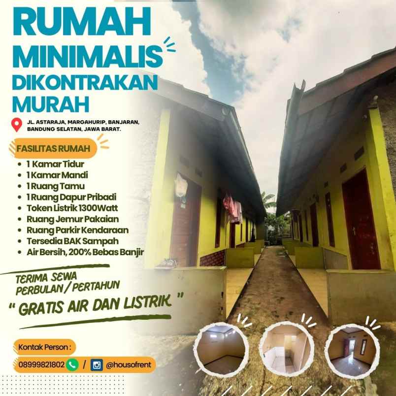 disewakan rumah jl astaraja banjaran